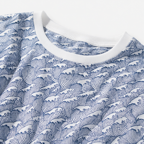 Hokusai Wave Crew Neck T-Shirt
