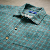 Men's Cuban Blue/Orange Check