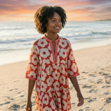 Midnight Poppy Dress (Red)