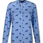 Ladies_Annie_Shirt_-_Blue_Check_Hound-_Button__Natural_Rivershell_-_Billy_Now