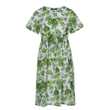 Ladies Sogo Dress White Garden