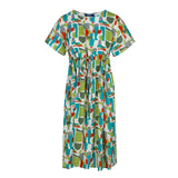 Ladies Sogo Dress Abstract Pop