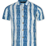 Men’s Cuban - Blue Stripe Feather