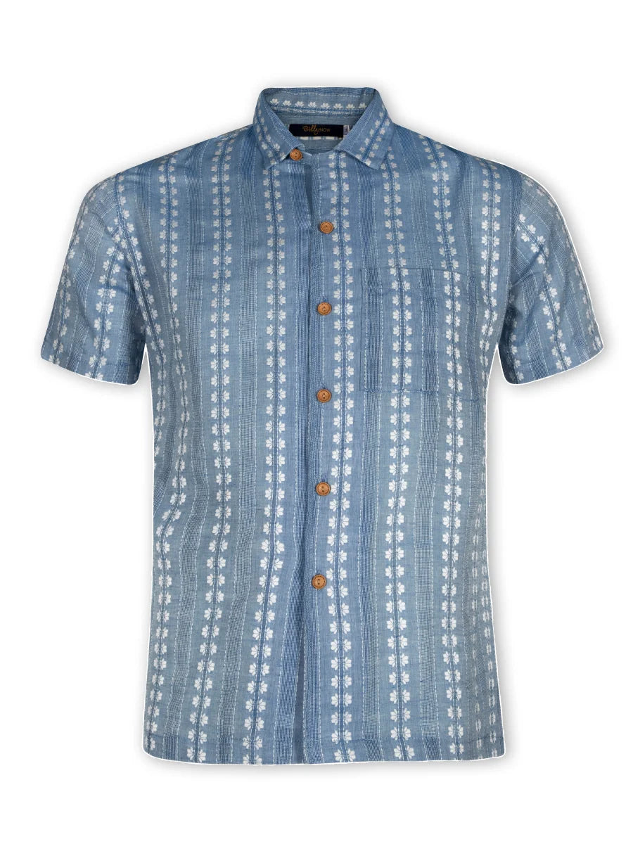 Men_s_Cuban_-_Blue_Stripe_Flower_Embroidery_Jacquard