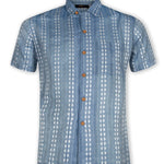 Men_s_Cuban_-_Blue_Stripe_Flower_Embroidery_Jacquard