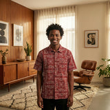 Men's Cuban Maroon Bandana