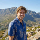 Men's Cuban Navy Fresh Pineapple