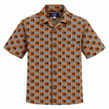 Men's Cuban Lucky Fish short sleeve Cuban shirt