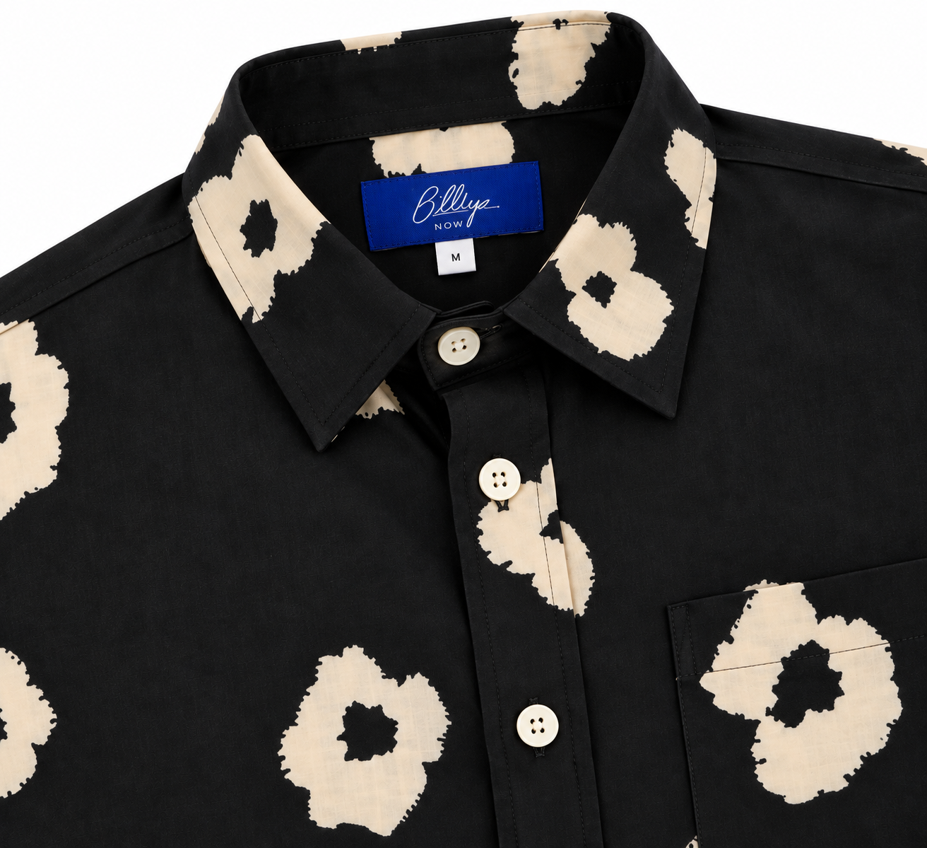Men's Cuban Midnight Leopard short sleeve Cuban shirt, photo 2