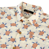 Men's Cuban-Purple Orange Turtle