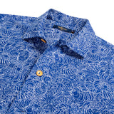 Men's Electric Blue Floral JBR Jacket